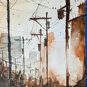Mi proyecto del curso: Pintura expresiva con acuarela: crea ilustraciones cautivadoras. Fine Arts, Painting, and Watercolor Painting project by Agustin Machetanz - 05.07.2023