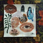Pintura com Tinta Acrílica. Un proyecto de Ilustración tradicional, Pintura, Dibujo y Dibujo artístico de Letícia Silva - 10.05.2023