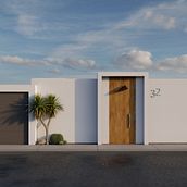 Propuesta De Diseño Fachada e Interior . Architecture, Interior Architecture, Interior Design, and Digital Architecture project by Paulina Casillas - 05.10.2023