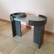 Mon projet du cours : Techniques artisanales de création de mobilier en béton. Design, Arts, Crafts, Furniture Design, Making, Interior Design, and DIY project by gabrieldag - 05.10.2023