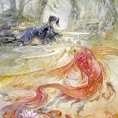 Yexian - A Chinese Cinderella Tale. Traditional illustration project by Stephanie Law - 05.11.2023