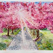 My project for course: Dreamy Watercolor Landscapes: Paint with Light. Un projet de Peinture , et Aquarelle de Siegrid - 11.05.2023