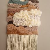 My project for course: Weaving, Embroidery & Punch Needle: Create a Textile Painting. Un projet de Création d'accessoires, Artisanat, Broderie, Décoration, Art textile, Punch needle, Tissage , et Design textile de saliby_rachelle - 11.05.2023