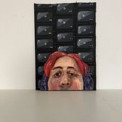 gouache creative portrait. Un progetto di Pittura di Tiferet Simon - 03.04.2023