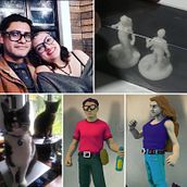 Mirot y Maira en miniatura para juego de rol. Un projet de Peinture acr , et lique de Sebastian Rios Florez - 24.05.2022