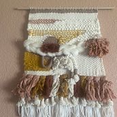 Mi proyecto del curso: Técnicas de telar para principiantes. Un projet de Artisanat, Décoration, Art textile, Tissage , et Design textile de nathalia lasley - 11.05.2023