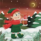 My project for course: Online Portfolio for Children’s Book Illustrators. Cozy Christmas Tale Picture Book. Traditional illustration, Editorial Design, Stor, board, Portfolio Development, Children's Illustration, Narrative, Management, Productivit, and Picturebook project by Elena G. - 05.09.2023