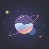 Glass Planet. Un projet de Illustration traditionnelle de Ariel Jeffers - 15.03.2023