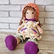 My project for course: Design and Crochet Romantic-Style Amigurumi. Arts, Crafts, To, Design, Fiber Arts, Crochet, Amigurumi, and Textile Design project by Mariana Dimitrova Kirova - 05.12.2023