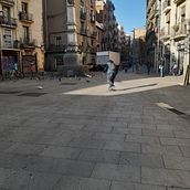 Skate en barcelona. Un proyecto de Bellas Artes y Pintura a la acuarela de montsebol - 12.05.2023