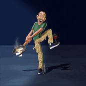 TOM (Colleague). Un progetto di Illustrazione tradizionale, Character design, Illustrazione digitale e Pittura digitale di Ingo Bothmann - 13.05.2023