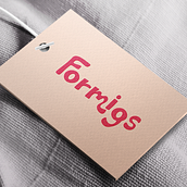 Formigs, meu projeto do curso: Branding tipográfico: como criar logos memoráveis do zero. Un projet de Br, ing et identité, T, pographie , et Création de logos de Ivania Barroso - 12.05.2023