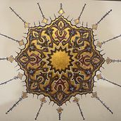 My project for course: Introduction to Islamic Art: Create Biomorphic Patterns. Painting, Pattern Design, Drawing, Watercolor Painting & Ink Illustration project by fshahid.346 - 05.13.2023