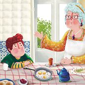Illustration  children books illustration . Een project van Traditionele illustratie, Ontwerp van personages, Kinderillustratie, Stor, telling, Stor, board y Digitaal productontwerp van engmariamfadil - 13.05.2023