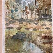 Mi proyecto del curso: Paisajes naturales en acuarela. Fine Arts, Painting, and Watercolor Painting project by SILVINA MARTINEZ VISCIO - 05.13.2023