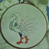 My first projects for course: Embroidery Techniques: Illustrating with Needle and Thread. Projekt z dziedziny  Haft, Craft, Kreat, wność i  Tkactwo użytkownika Valerie Suwanseree - 12.05.2023