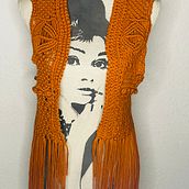 Mi proyecto del curso: Macramé: crea prendas de ropa únicas . % Viviana Kusmanis tarafından hazırlanan Aksesuar Tasarımı, Sanat ve El Sanatları, El, af Sanatları, Makrome, Ve Tekstil Tasarımı projesi - 05.07.2023