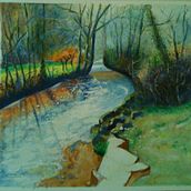 My project for course: Painting Realistic Watercolor Landscapes. Un proyecto de Pintura a la acuarela de Mária Zselinszky - 13.05.2023
