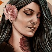 Mi proyecto del curso: Retrato ilustrado con Procreate. Traditional illustration, Vector Illustration, Digital Illustration, and Portrait Drawing project by Eva Caja - 05.13.2023
