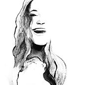 Mi proyecto del curso: Pintura artística con tinta china. Traditional illustration, Fine Arts, Painting, Pencil Drawing, Portrait Drawing, Artistic Drawing & Ink Illustration project by Natacha Zh - 05.13.2023