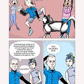 Mi proyecto del curso: Introducción al cómic digital. Projekt z dziedziny Trad, c, jna ilustracja, Komiks, Ilustracja c i frowa użytkownika Alberth Murillo Rojas - 11.05.2023