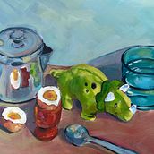 My project for course: Contemporary Oil Painting Techniques. Un progetto di Belle arti, Pittura e Pittura ad olio di Caitlin Grupping - 14.05.2023
