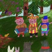 Il mio progetto del corso: Illustrazione per bambini con Procreate: dipingi scene magiche. Traditional illustration, Digital Illustration, Children's Illustration, Digital Painting, and Picturebook project by Yasmine Zekri - 05.14.2023