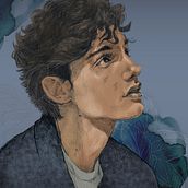 My project for course: Illustrated Portraits with Procreate. Traditional illustration, Vector Illustration, Digital Illustration, and Portrait Drawing project by white101pig - 05.14.2023