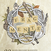 Plakat ''Fragmente''. Collage, Traditional illustration, and Poster Design project by Inés Pina Pérez - 05.14.2023