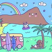 My project for course: Designing Kawaii Worlds: Spread Joy Through Illustration. Character Design, Digital Illustration, and Manga project by Jessica Morris - 05.14.2023