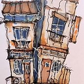 Mi proyecto del curso: Dibujo arquitectónico expresivo con marcadores de colores Ein Projekt aus dem Bereich Skizzenentwurf, Zeichnung, Architektonische Illustration, Sketchbook und Illustration mit Tinte von lperezsierra988 - 15.05.2023