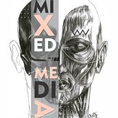 Anatomy in Mixed Media. Desenho, Ilustração tradicional, Design gráfico, Design digital, e Design projeto de Kylene Coombs - 15.05.2023