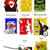 Kermit commits Crimes. Un proyecto de Diseño de tatuajes, Ilustración tradicional, Diseño gráfico y Diseño interactivo de Lara May - 15.05.2023