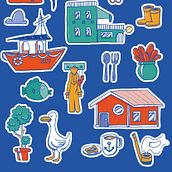 Stickers Ein Projekt aus dem Bereich Grafikdesign und Digitale Illustration von Tetiana Afanasieva - 28.12.2021