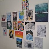 the beginning. Painting project by Adriadny Ramirez - 05.15.2023