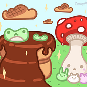 My project for course: Designing Kawaii Worlds: Spread Joy Through Illustration. Character Design, Digital Illustration, and Manga project by theindieenby - 05.15.2023