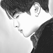 Retrato de Jackson Wang. Portrait Drawing, Drawing, and Digital Drawing project by Atziry Campos - 03.22.2019