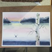 My project for course: Atmospheric Landscapes in Watercolor . Un projet de Beaux Arts, Peinture , et Aquarelle de debuie63 - 13.05.2023