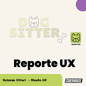 Dogsitter. UX / UI project by Solange Otturi - 02.20.2023