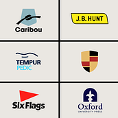 Proposed Redesigns for Problematic Logos. Logo Design project by Austin Franke - 05.16.2023