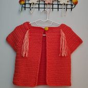 Meu projeto do curso: Top-down: roupas de crochê sem costura. Fashion Design, Fiber Arts, DIY, Crochet, and Textile Design project by bio.cristhiane - 05.16.2023