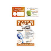 Diseño de elementos gráficos farmacia internacional. Design, Graphic Design, Br, ing, Identit, Stationer, and Design project by Mara Rodríguez - 05.16.2023