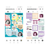 Diseño de feed de instagram. Social Media Design, Design, and Graphic Design project by Mara Rodríguez - 05.16.2023