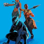 Wakanda Forever Issue 1. Traditional illustration project by Afua Richardson - 02.01.2023