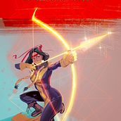 Dani Moonstar Indigenous Voices. Traditional illustration, and Design project by Afua Richardson - 05.16.2023