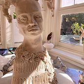 My project for course: Introduction to Clay Figurative Sculpture. Fine Arts, and Sculpture project by amusemermaid - 05.17.2023