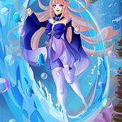 Sangonomiya Kokomi fanart. Ilustração tradicional, Desenho, e Videogames projeto de Emilia Górczyńska - 17.05.2023