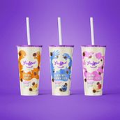 Fruffee - Packaging & Branding. Packaging, Br, ing e Identidade e Ilustração tradicional projeto de Maria Bilius - 10.12.2022