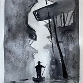 Mon projet du cours : Peinture expressive à l'aquarelle : illustrations captivantes. Fine Arts, Painting, and Watercolor Painting project by jerome.you - 05.17.2023