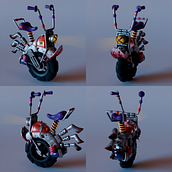 Mini Moto. Un projet de 3D de criscat_br - 12.05.2023